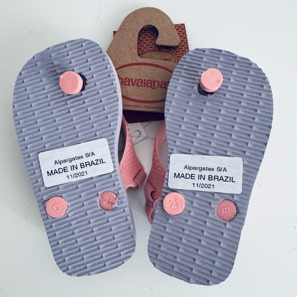Havaianas Baby Girl Flip Flops Peppa Pig Size 4C NWT - Picture 10 of 10